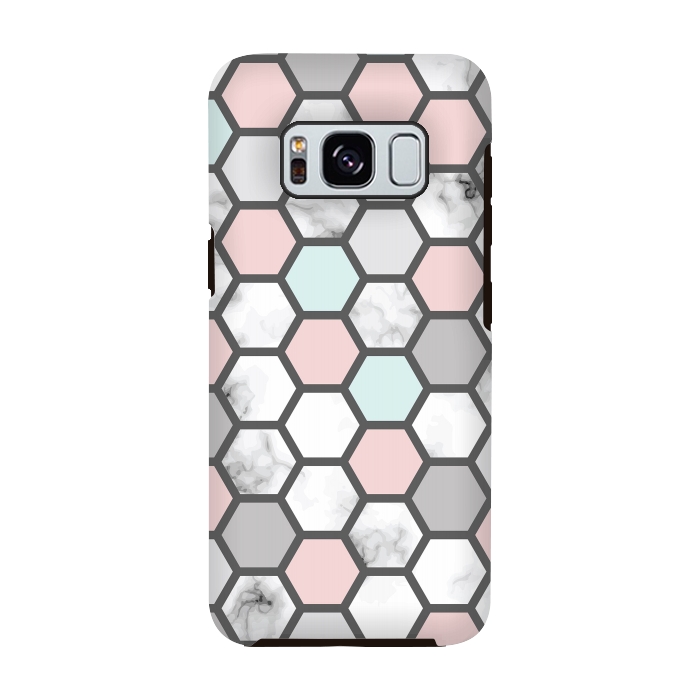 Galaxy S8 StrongFit Marble Geometry 026 by Jelena Obradovic