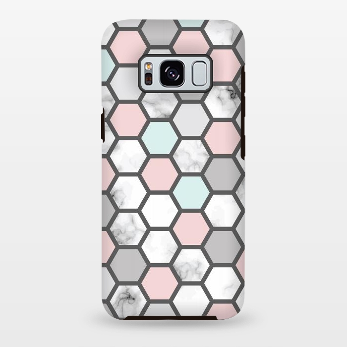 Galaxy S8 plus StrongFit Marble Geometry 026 by Jelena Obradovic