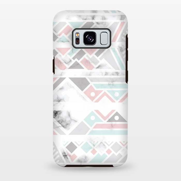 Galaxy S8 plus StrongFit Marble Geometry 027 by Jelena Obradovic
