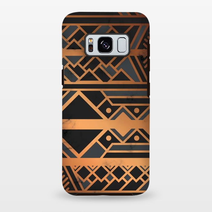 Galaxy S8 plus StrongFit Black and Gold 028 by Jelena Obradovic