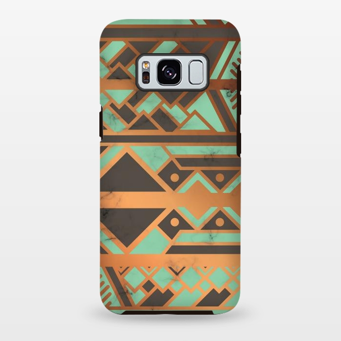 Galaxy S8 plus StrongFit Gold and Green 029 by Jelena Obradovic