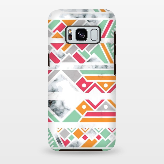 Galaxy S8 plus StrongFit Marble Geometry 030 by Jelena Obradovic
