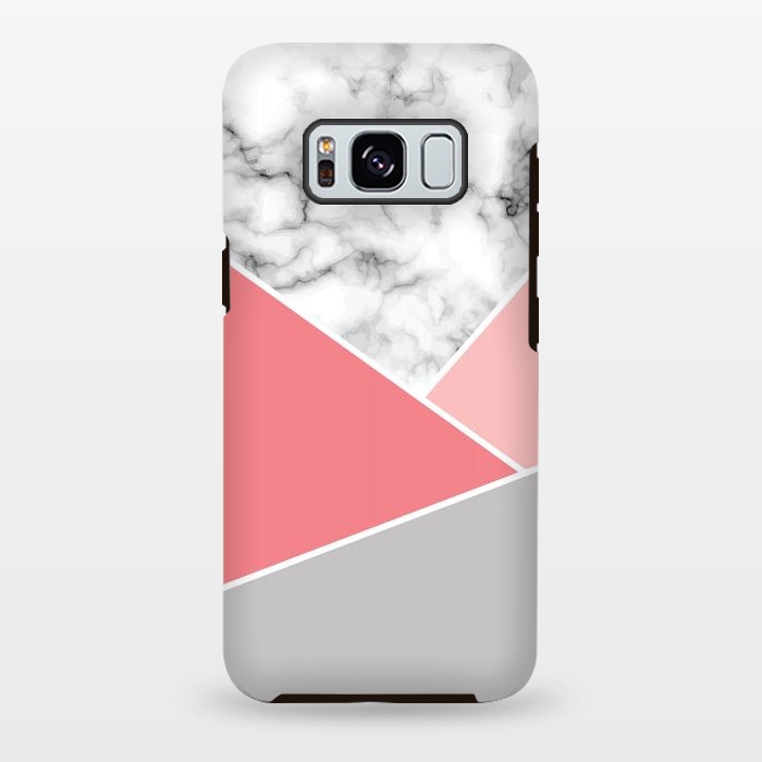 Galaxy S8 plus StrongFit Marble Geometry 034 by Jelena Obradovic