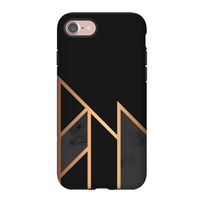iPhone 7 StrongFit Black and Gold 035 by Jelena Obradovic