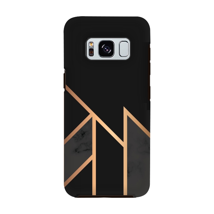 Galaxy S8 StrongFit Black and Gold 035 by Jelena Obradovic