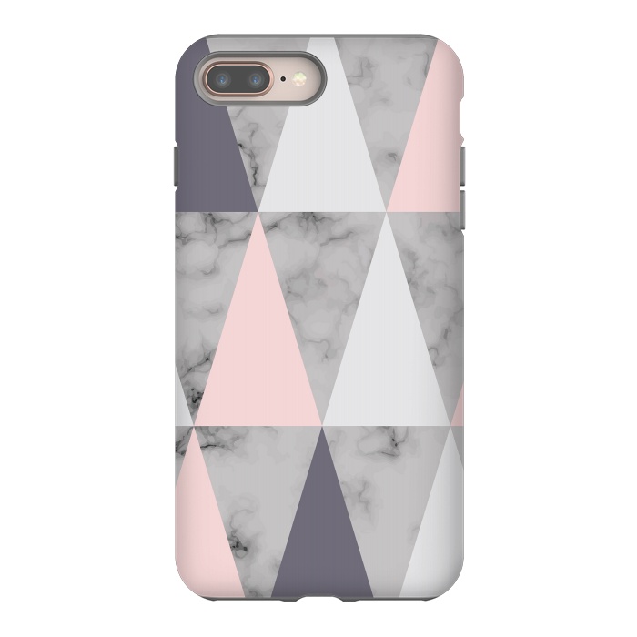 iPhone 7 plus StrongFit Marble Geometry 038 by Jelena Obradovic