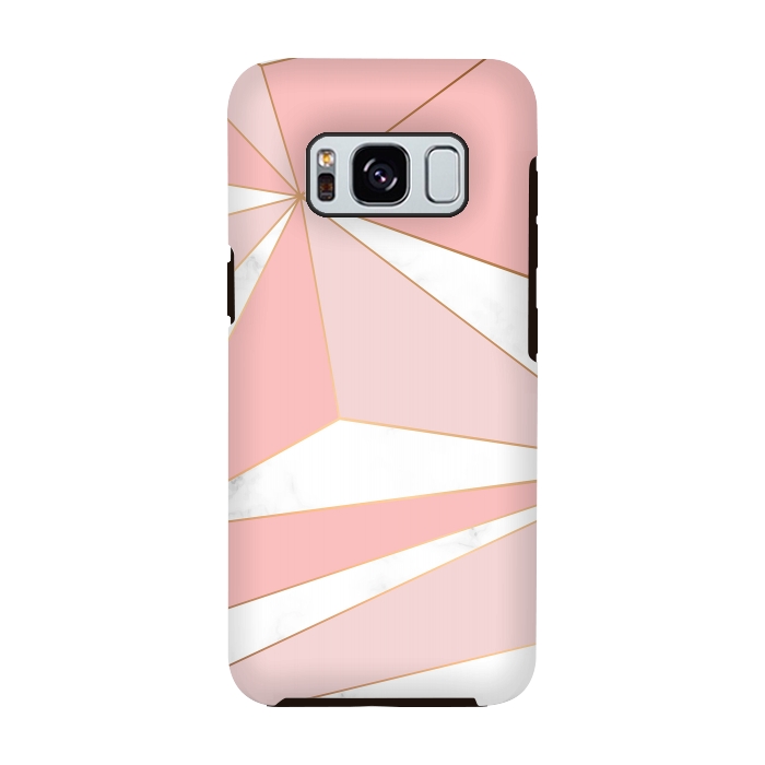 Galaxy S8 StrongFit Pink Geometry 043 by Jelena Obradovic
