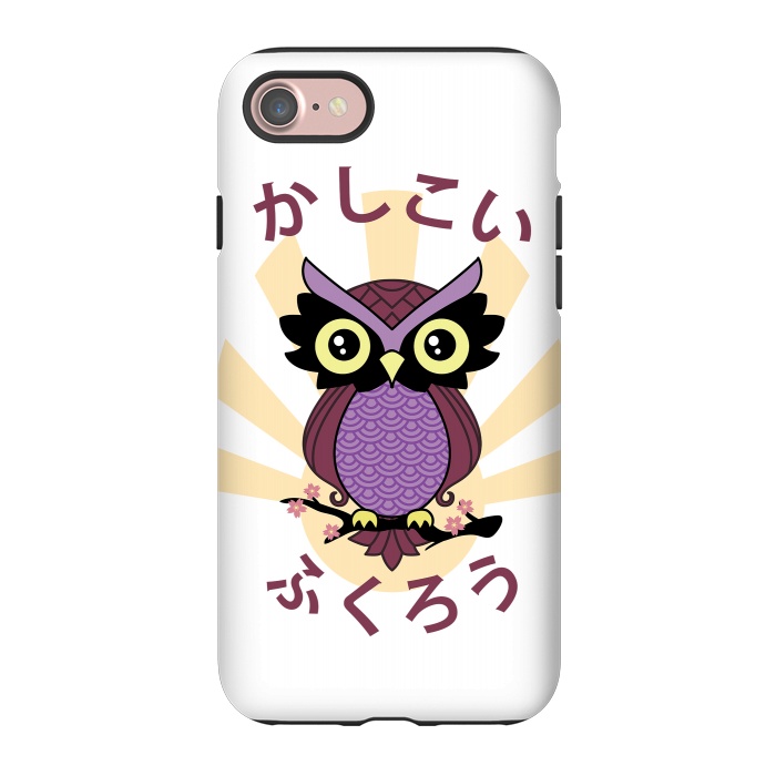 iPhone 7 StrongFit Wise owl by Laura Nagel