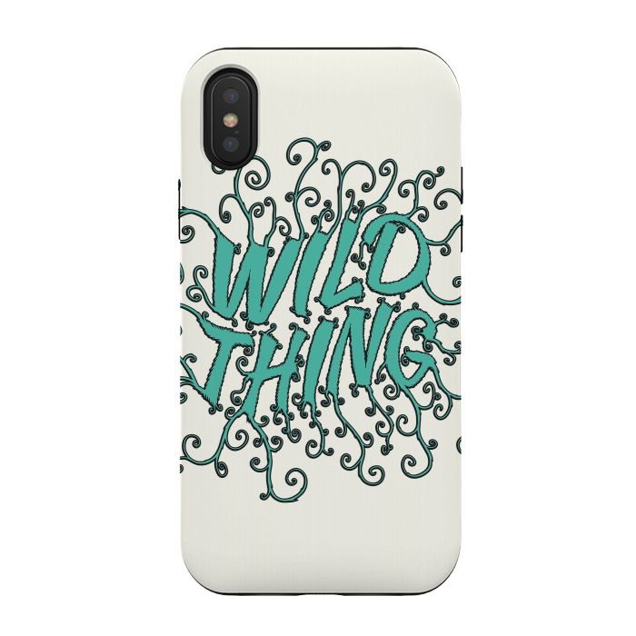 iPhone Xs / X StrongFit Wild thing by Laura Nagel