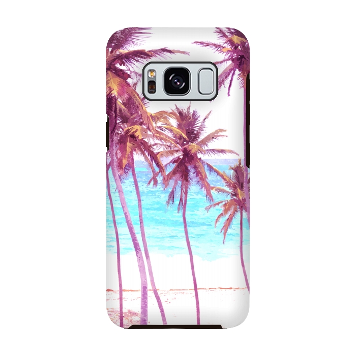 Galaxy S8 StrongFit Palm Beach Illustration by Alemi