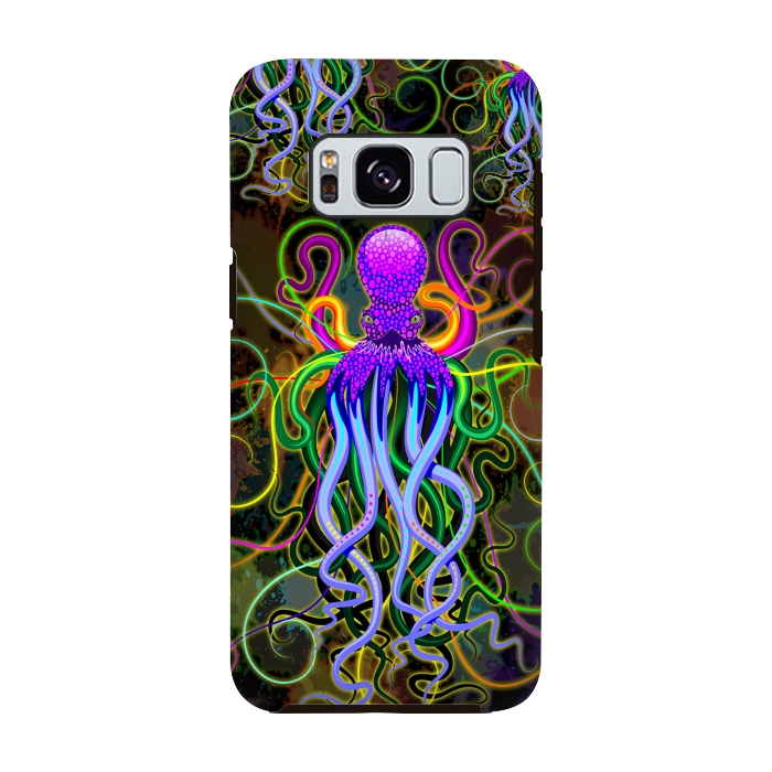 Galaxy S8 StrongFit Octopus Psychedelic Luminescence by BluedarkArt