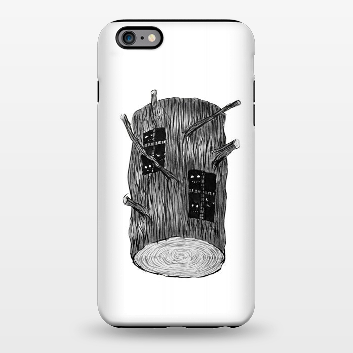 iPhone 6/6s plus StrongFit Tree Log With Mysterious Forest Creatures by Boriana Giormova