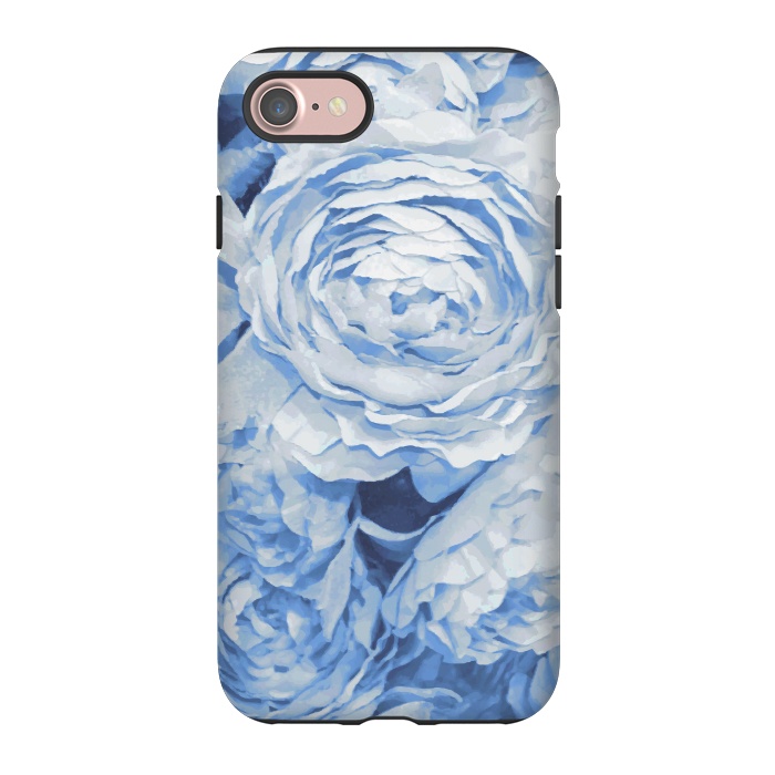 iPhone 7 StrongFit Blue roses by Julia Grifol