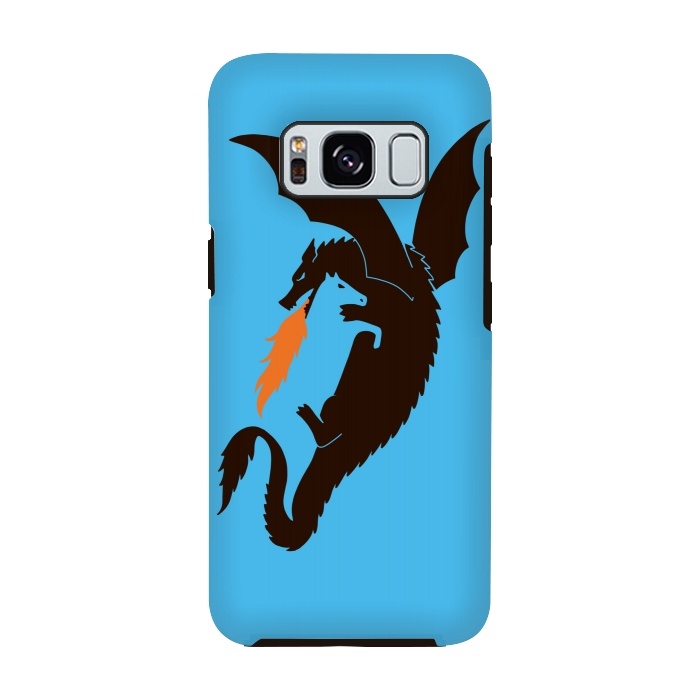 Galaxy S8 StrongFit Dragon and Horse by Coffee Man