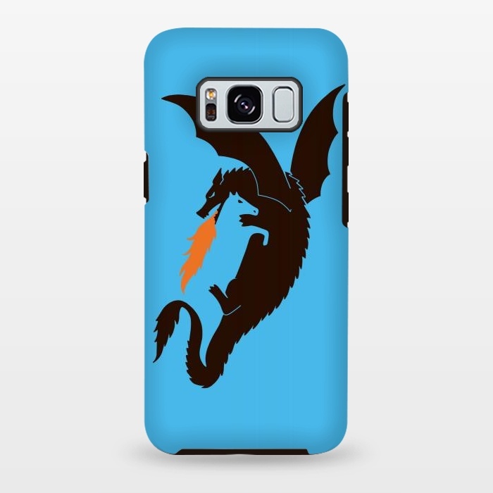 Galaxy S8 plus StrongFit Dragon and Horse by Coffee Man