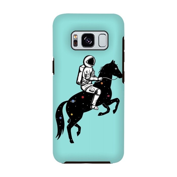 Galaxy S8 StrongFit Astronaut and Horse 2 by Coffee Man