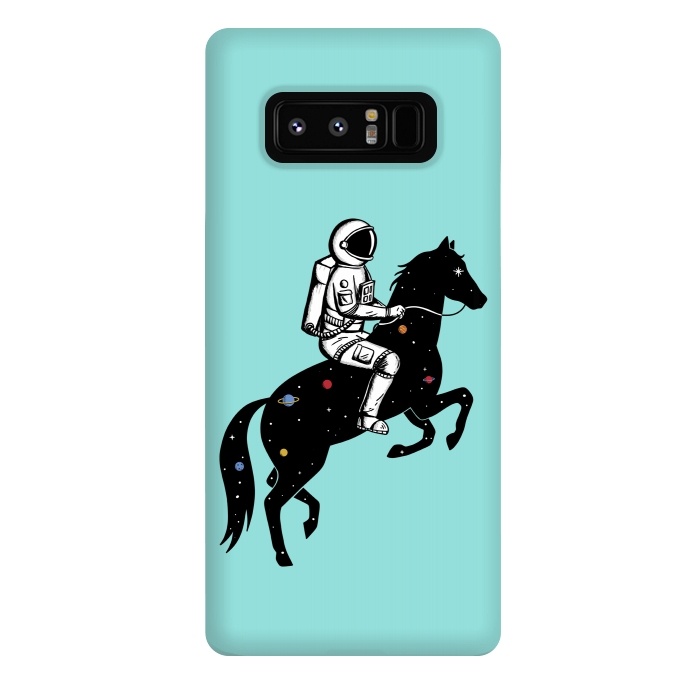 Galaxy Note 8 StrongFit Astronaut and Horse 2 by Coffee Man