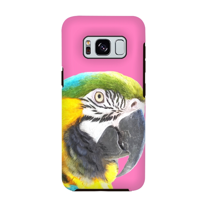 Galaxy S8 StrongFit Macaw Portrait by Alemi