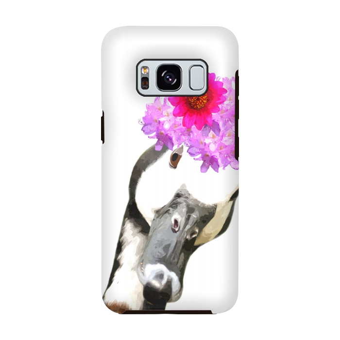 Galaxy S8 StrongFit Funny Goose Portrait by Alemi