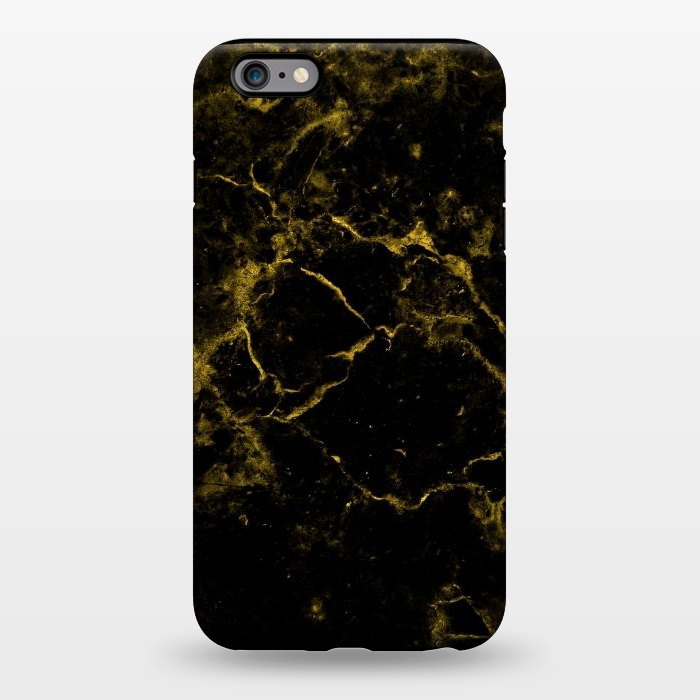 iPhone 6/6s plus StrongFit Black and Gold Marble by Alemi