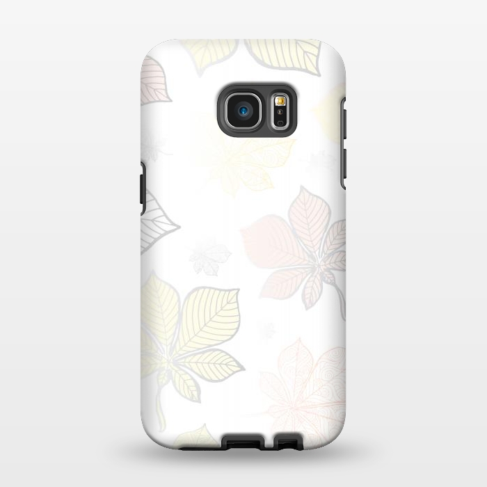 Galaxy S7 EDGE StrongFit Autumn Leaves Pattern XV by Bledi