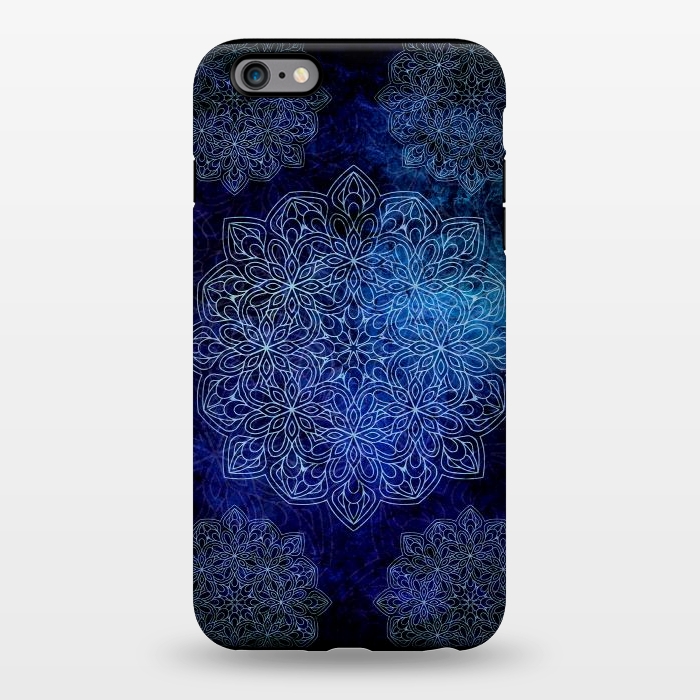 iPhone 6/6s plus StrongFit Blue Mandala  by Rossy Villarreal