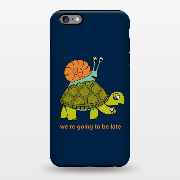 iPhone 6/6s plus StrongFit Turtle and Snail by Coffee Man