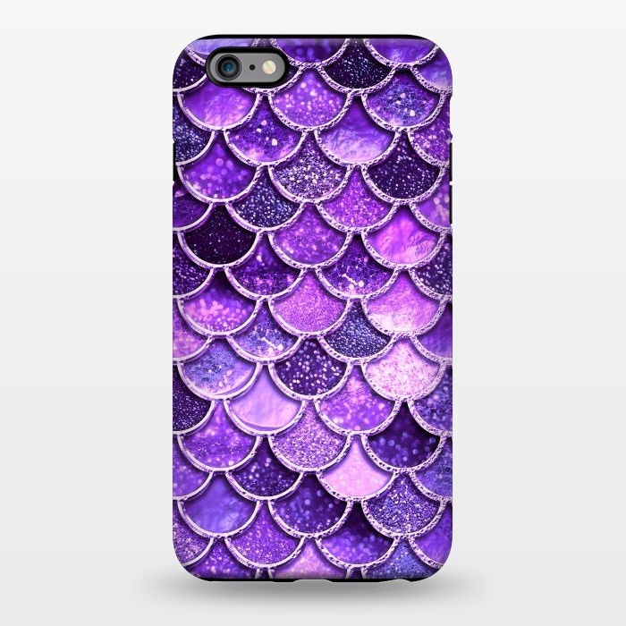 iPhone 6/6s plus StrongFit Ultra Violet Glitter Mermaid Scales by  Utart