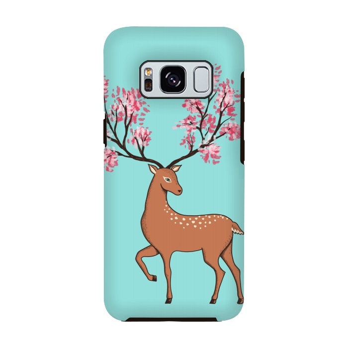 Galaxy S8 StrongFit Natural Deer by Coffee Man