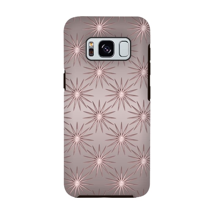 Galaxy S8 StrongFit Shimmering Rose Gold Sun  by Andrea Haase