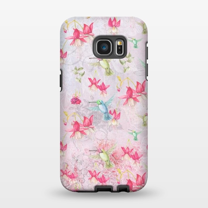 Galaxy S7 EDGE StrongFit Hummingbirds all over by  Utart