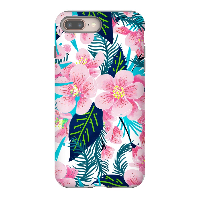 iPhone 7 plus StrongFit Floral Gift by Uma Prabhakar Gokhale
