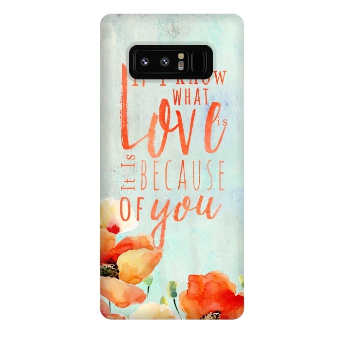 Galaxy Note 8 StrongFit About Love by  Utart