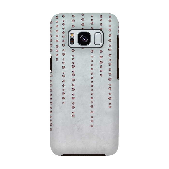 Galaxy S8 StrongFit Soft Pink Rhinestone Embellishment by Andrea Haase