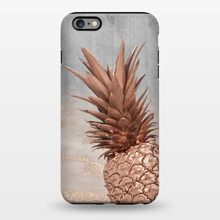 iPhone 6/6s plus StrongFit Rose Gold Pineapple on Congrete by  Utart