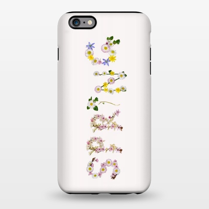iPhone 6/6s plus StrongFit Spring - Flower Typography  by  Utart