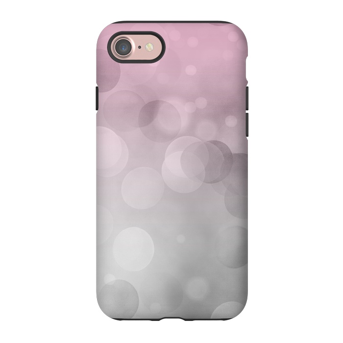 iPhone 7 StrongFit Floating Lense Flares In Grey And Pink by Andrea Haase