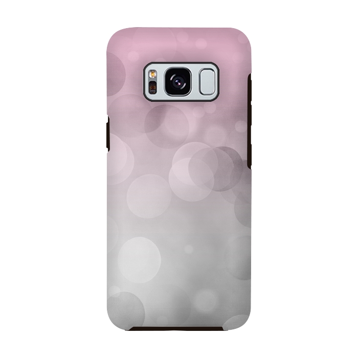 Galaxy S8 StrongFit Floating Lense Flares In Grey And Pink by Andrea Haase