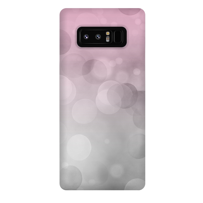 Galaxy Note 8 StrongFit Floating Lense Flares In Grey And Pink by Andrea Haase