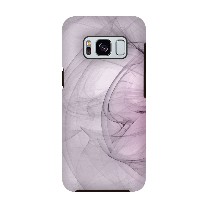 Galaxy S8 StrongFit Purple Fractal Dreams by Andrea Haase