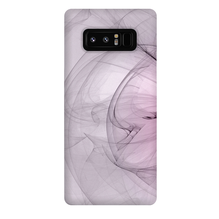 Galaxy Note 8 StrongFit Purple Fractal Dreams by Andrea Haase