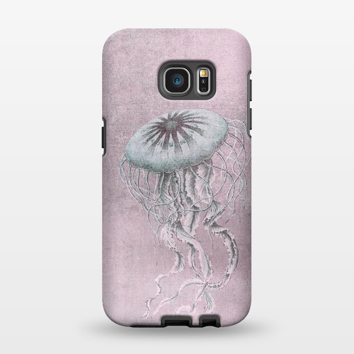 Galaxy S7 EDGE StrongFit Jellyfish Underwater Creature by Andrea Haase