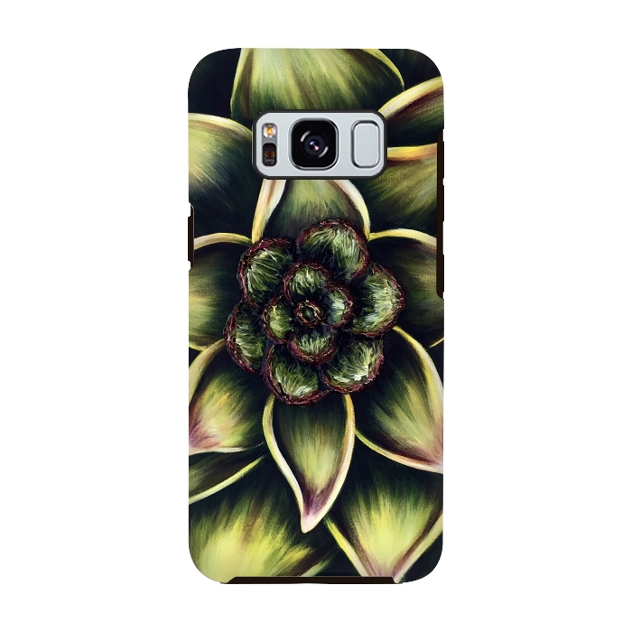 Galaxy S8 StrongFit Succulent by Denise Cassidy Wood