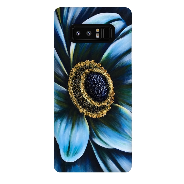 Galaxy Note 8 StrongFit Blue Cosmos by Denise Cassidy Wood