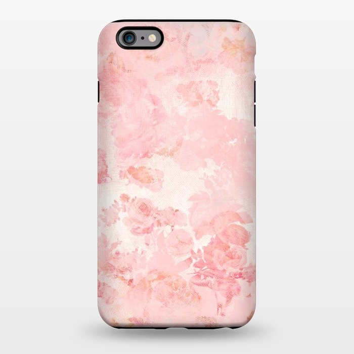iPhone 6/6s plus StrongFit Vintage Roses in Pink - Pattern by  Utart