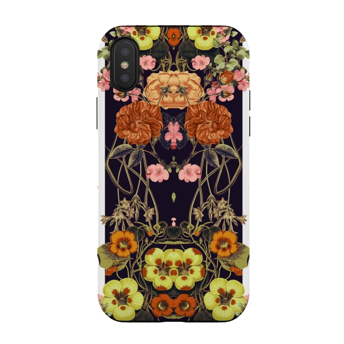 iPhone Xs / X StrongFit Floral Crossings 02 by Zala Farah