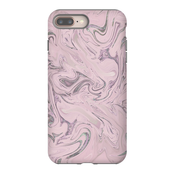 iPhone 7 plus StrongFit Retro Style Marble Soft Pastel 2 by Andrea Haase