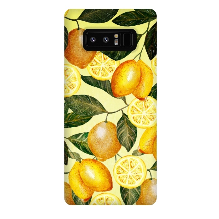 Galaxy Note 8 StrongFit Lemon Pattern by  Utart
