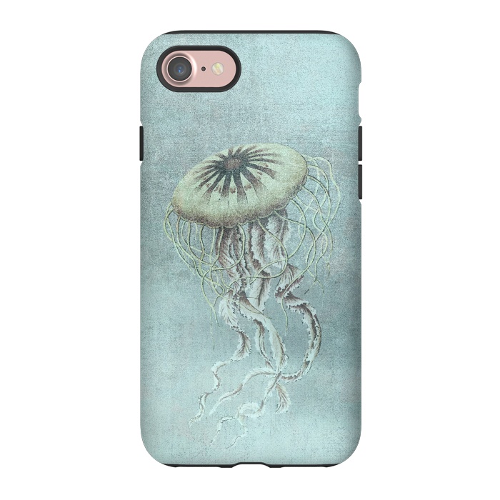 iPhone 7 StrongFit Underwater Jellyfish by Andrea Haase
