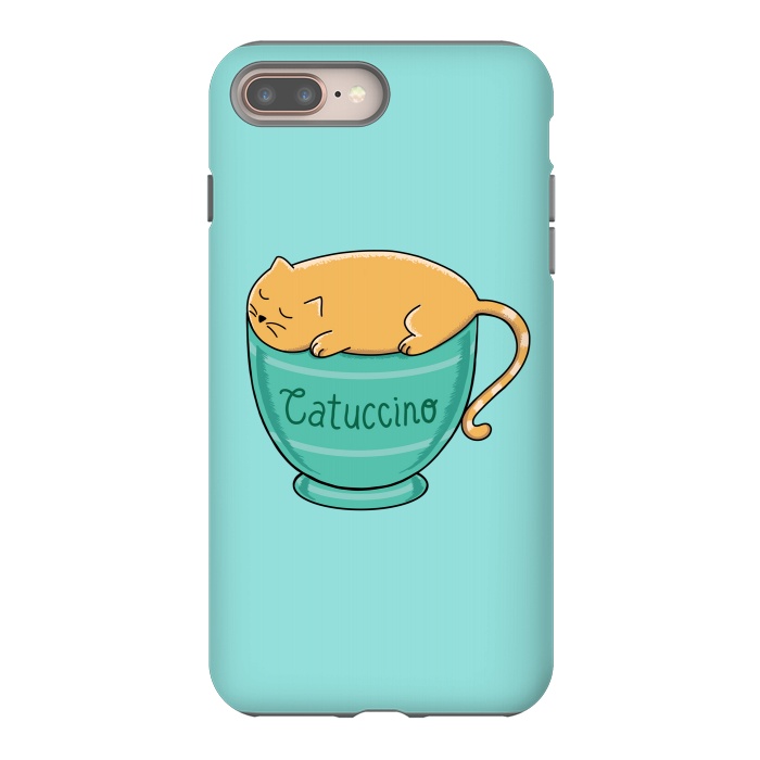 iPhone 7 plus StrongFit Cattuccino by Coffee Man